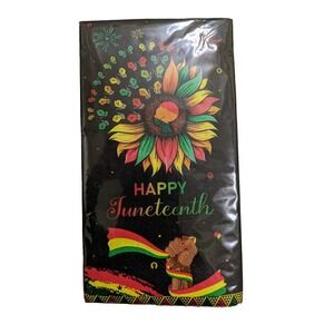 Black History Month American Happy Juneteenth Day 100 Cts 13x16" Paper Napkins